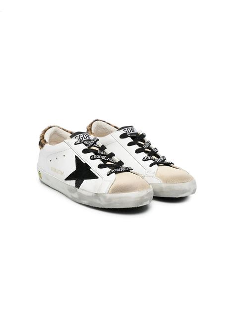 SNEAKERS CON RETRO MACULATO E STELLA NERA GOLDEN GOOSE KIDS | GYF00101 F00119880897